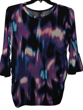 Kristin Nicole 1X Colorful Blouse